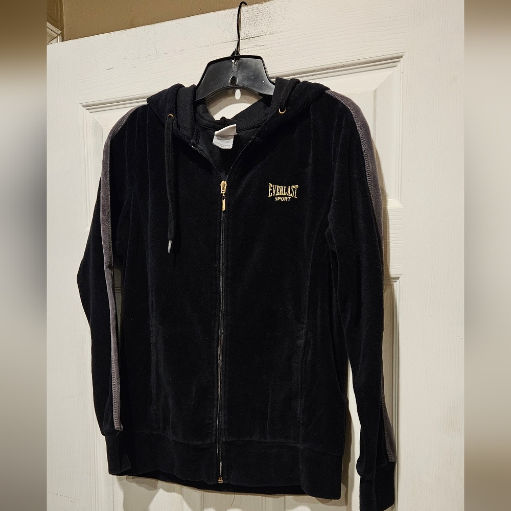 EVERLAST VELOUR ZIP UP HOODIE